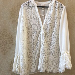 Chico’s lace blouse